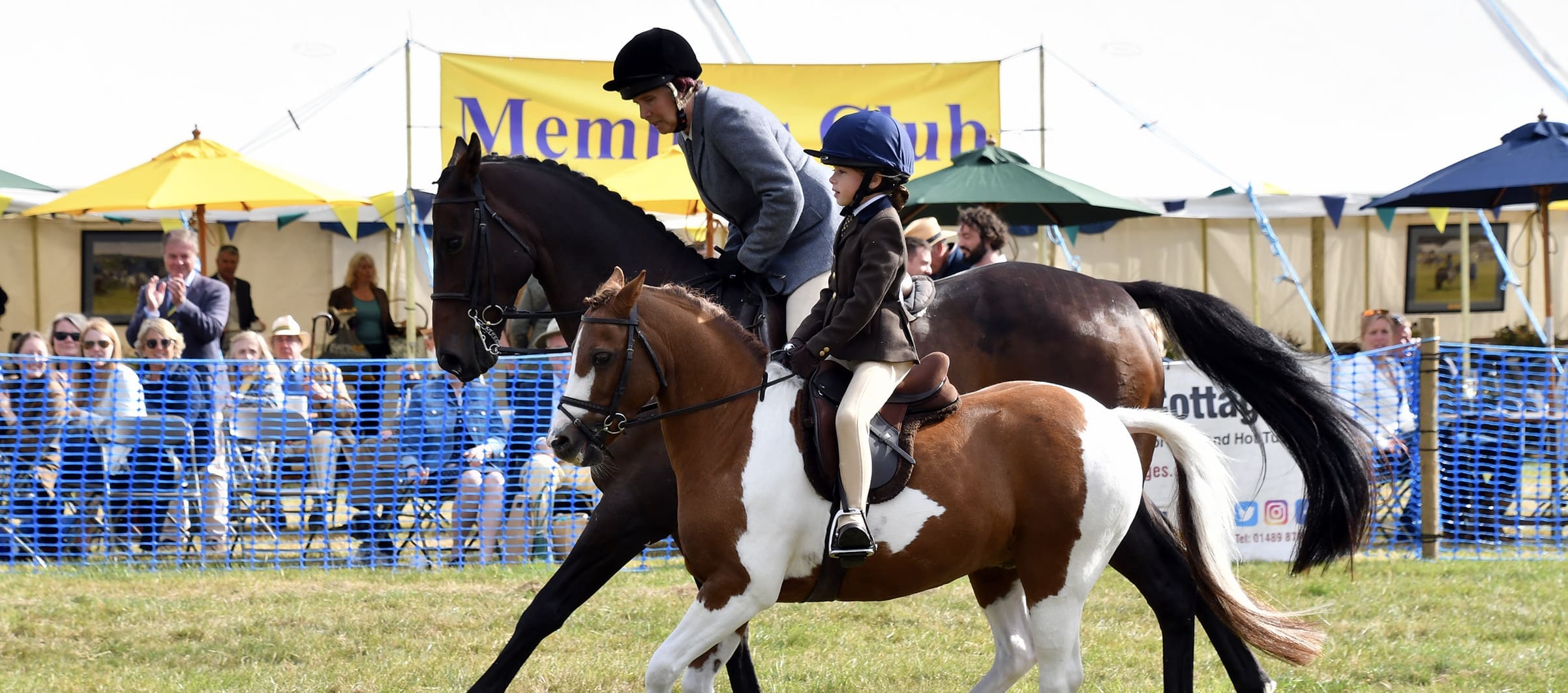 Supreme ridden champion in equestrian competition at Alresford Show
